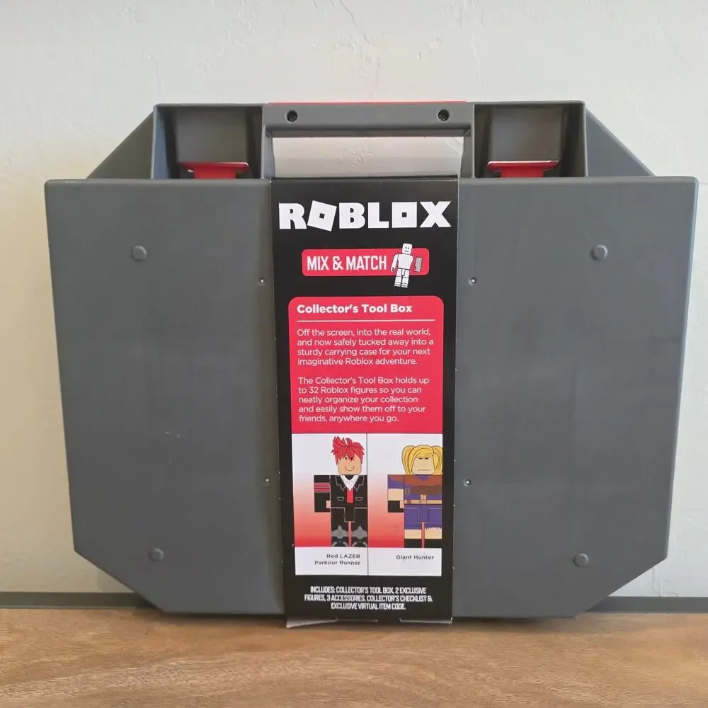 Roblox Collector's Tool Box Storage Carry Case Exclusive Figures NIP Jazwares
